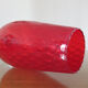 Italy 60s 70s red glass vase