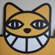 Cardboard wall cat, Thoma Vuille, 2014