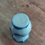 Miniature salt-glazed stoneware vase from Alsace