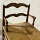 Chaise longue paillée