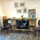 Series of 6 mismatched bistro chairs Baumann and Gizycko