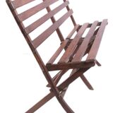Banc pliant en teck birman