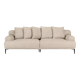 3-seater linen sofa - Natural - Habitat