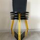 Chaises  terna par Seccose design 1985 Gaspare Cairoli