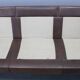 Danish mid-century three-seat brown leather sofa, 1970s