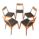 Boomerang Dining chairs by Alfred Christensen