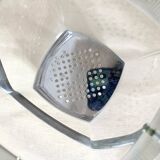 Strömbergshyttan vintage glass and stainless steel ice bucket