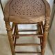 Ancien tabouret de bar en bois