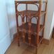 Small vintage rack in rattan