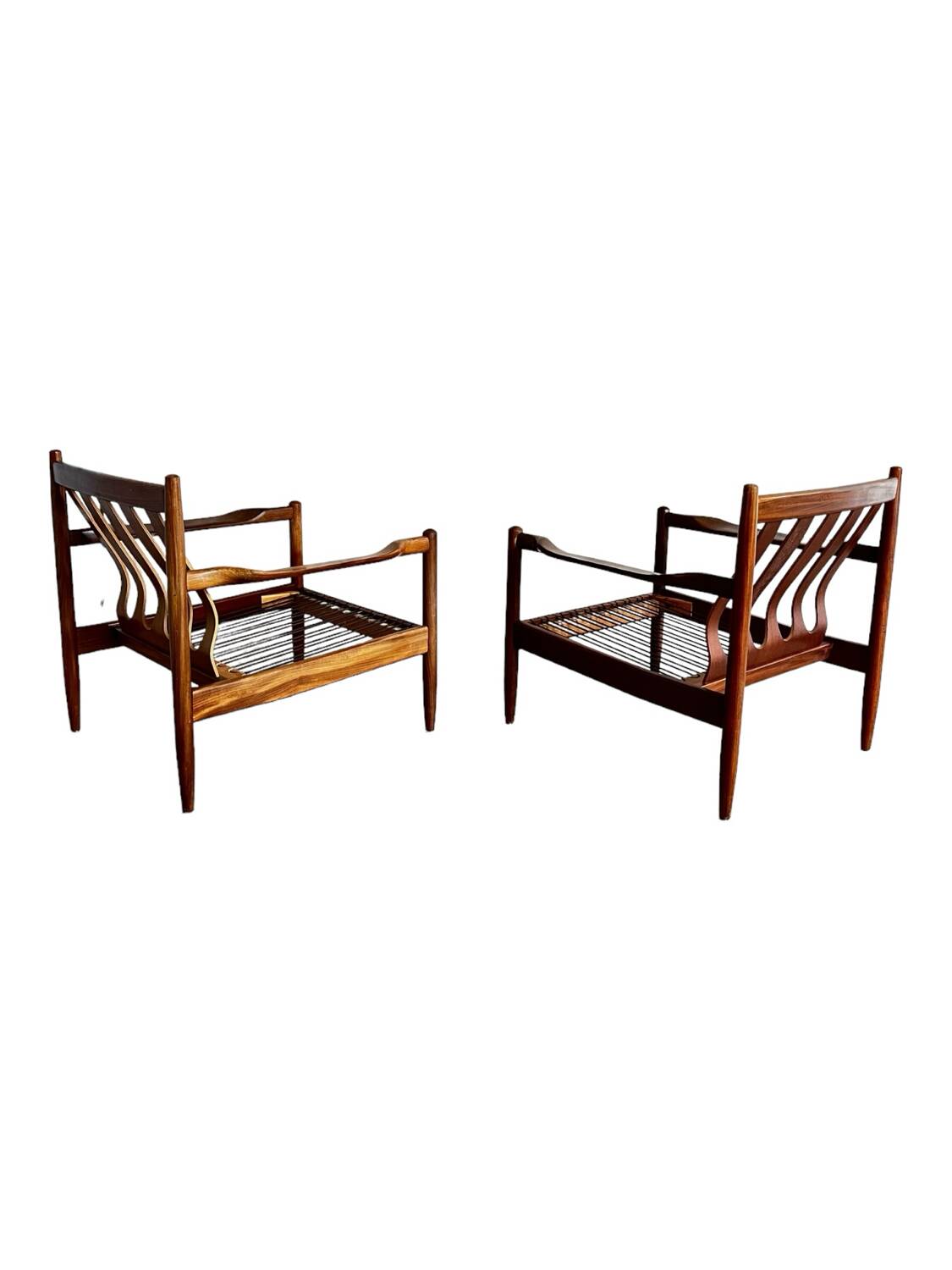Zwei Teakholz Sessel