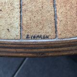 Large Herbier model coffee table in ceramic signed Roger Capron, 1960