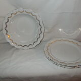 Set of 2 plates and a Bavaria dish