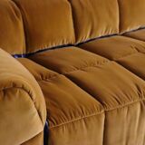 Arflex Strips sofa by Cini Boeri in velvet, Italy 1968