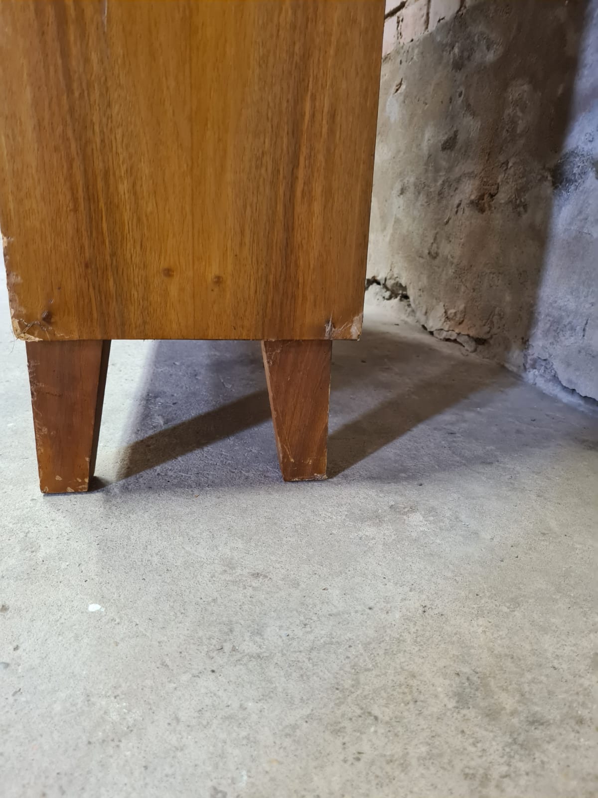 Vintage bookcase foot compass