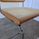 Ensemble de 2 chaises haute Bar Cesca / Design Marcel Breuer / Noyer clair, osier