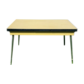 Table en formica vintage à rallonges vers 1970)