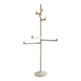 Midcentury Floor Coat Rack Gedy, Makio Hasuike, Italy, 1970s