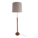 Adjustable danish floor lamp by Domus in teak and wool
