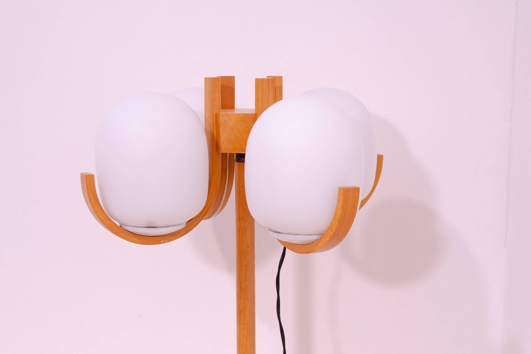 Lampadaire d'hôtel de l'ère atomique, Tchécoslovaquie, années 1970