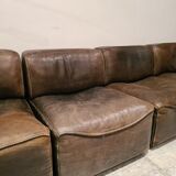 Set of 4 vintage sofas from desede