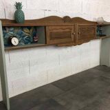 Old cozy headboard