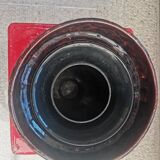 Large BAY Keramik Floor Vase 45 cm Red Vintage West Germany Bodo Mans