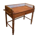 Wooden toilet table