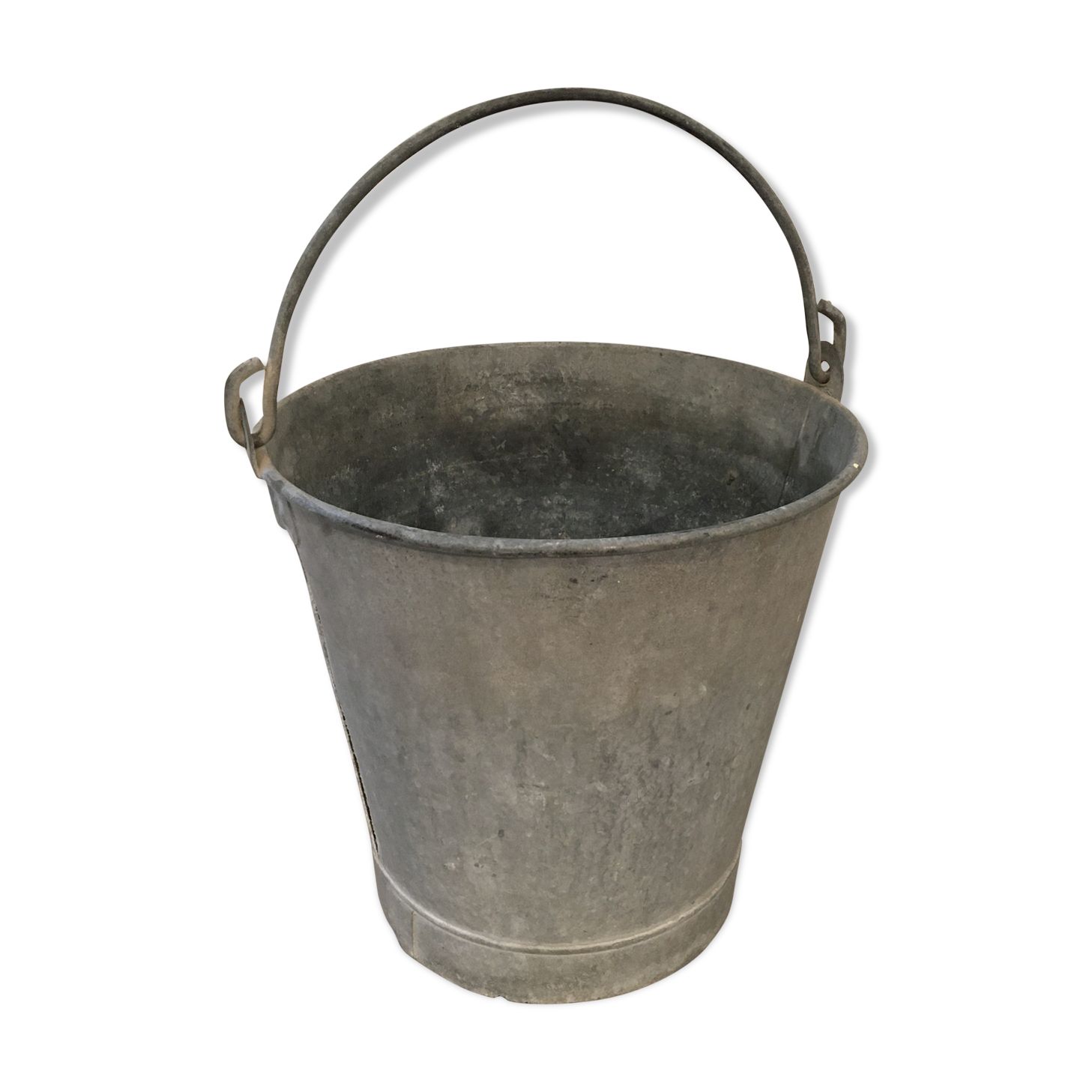Old zinc bucket