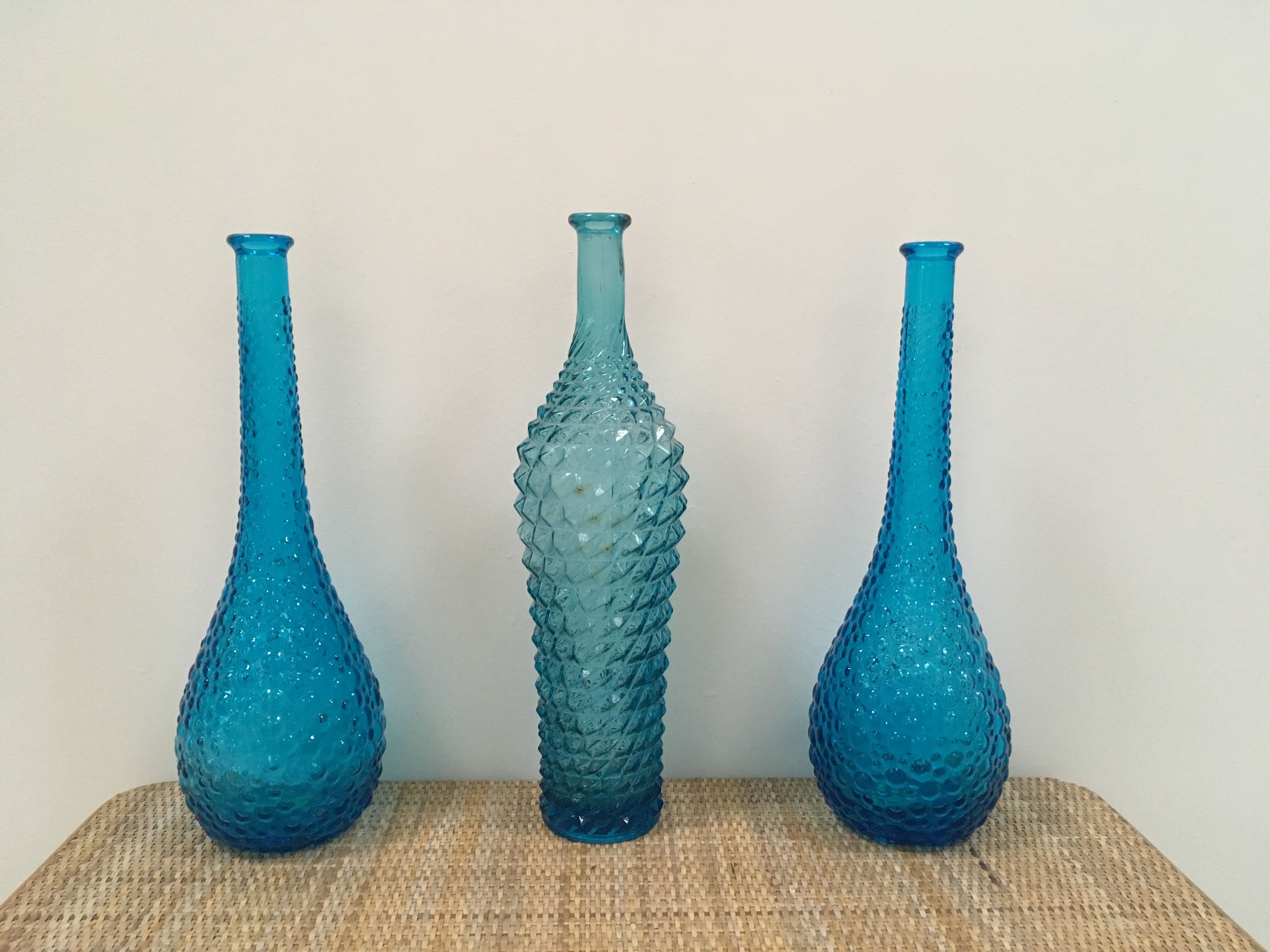 Old blue carafe Empoli