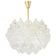 Glass Tulipan chandelier by Kalmar, Austria, 1960s