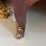 Weekly chest in wood veneer, curved and eventful shape, 20th century period