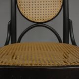 Chairs in bent beech and vienna straw, 1980