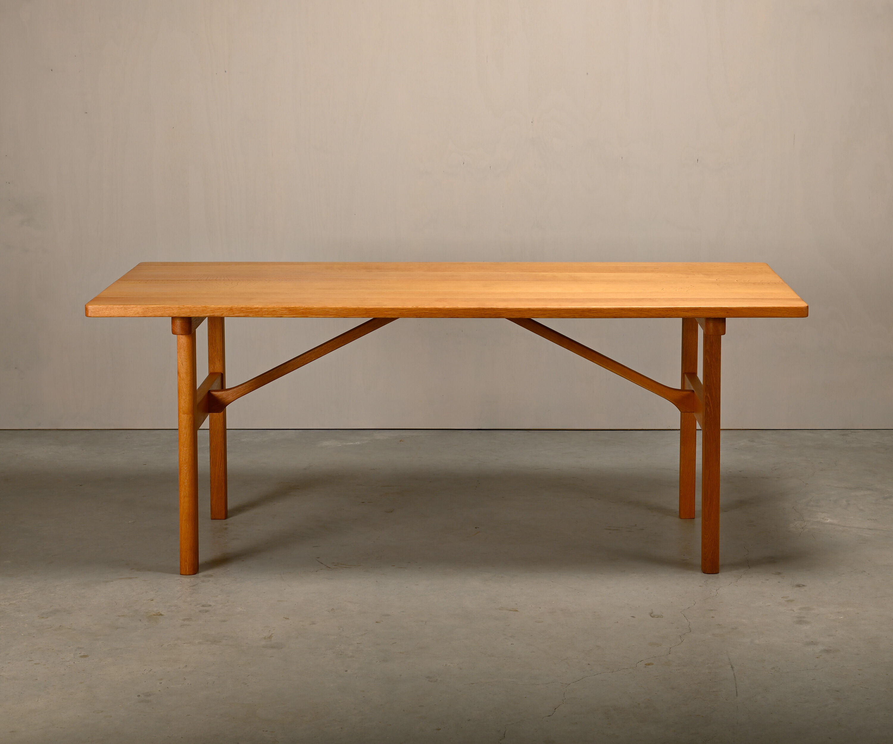 Børge Mogensen solid Oak Dining Table or Desk Model 6284 for Fredericia