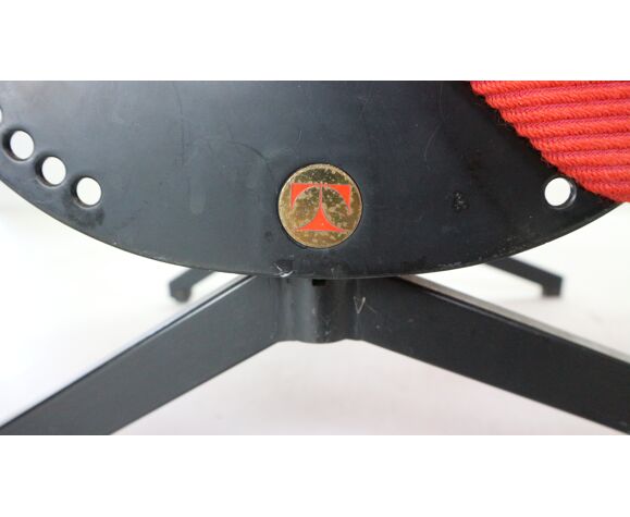 Osvaldo Borsani Red P40 Lounge Chair For Tecno 1950 Italy Selency Osvaldo Borsani Red P40 Lounge Chair, P40 Ceiling Fan