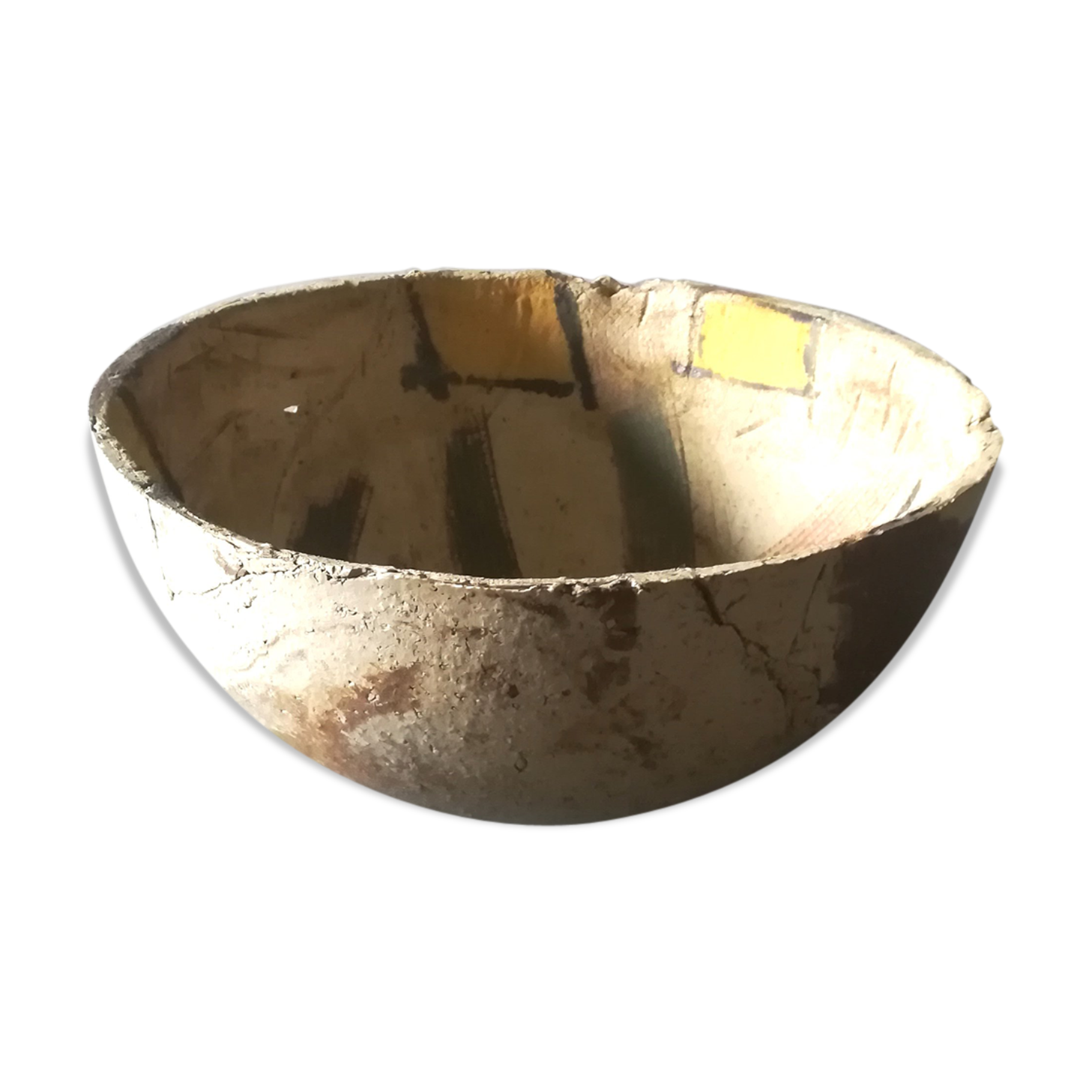 Cutting terracotta decoration abstract, a circa 1980