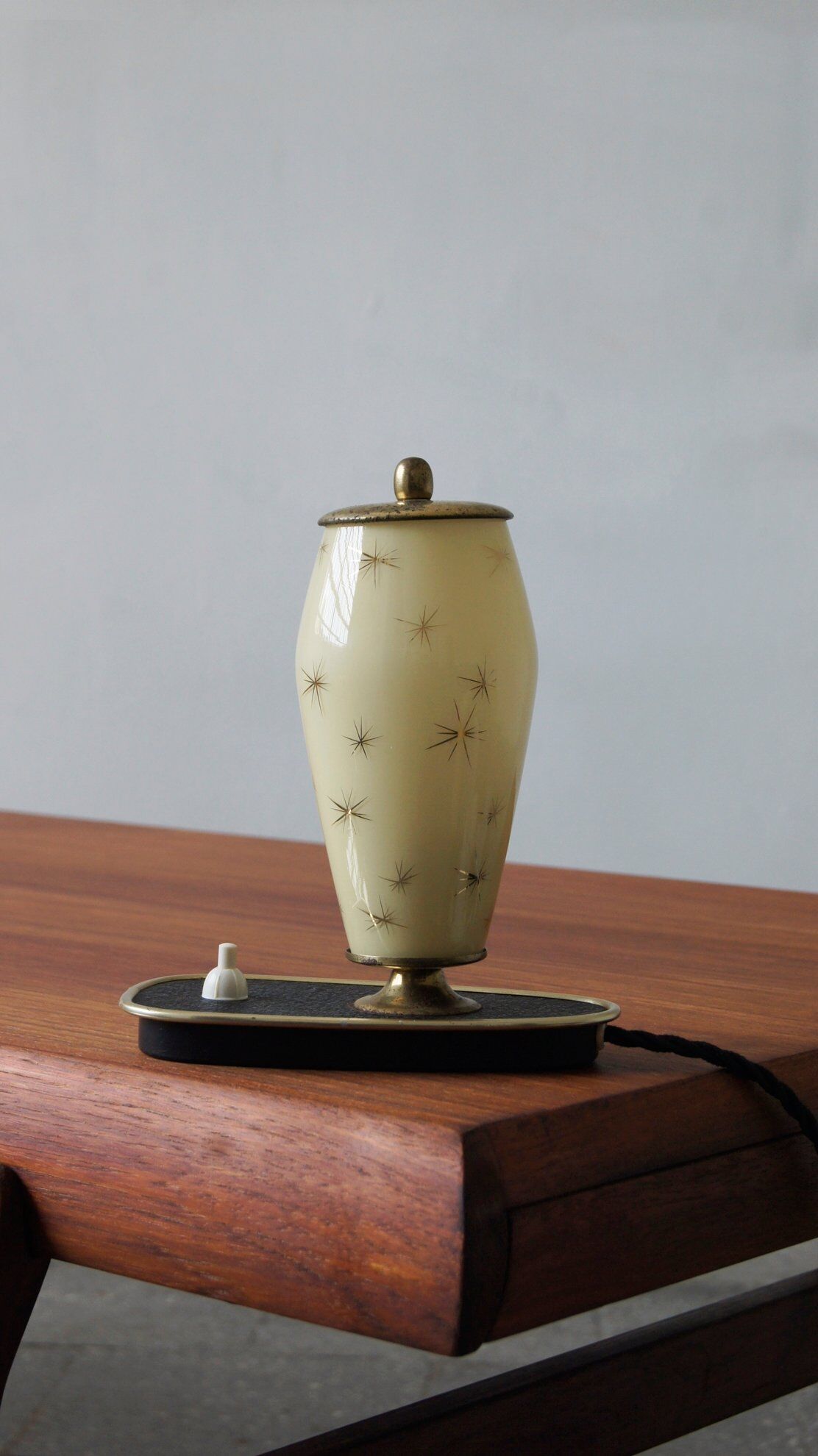 Mid-Century Rockabilly Table Lamp, 1940s