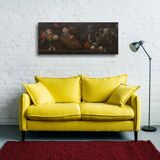 Oil painting on canvas, still life, Italy 18th century