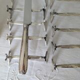 Set of 12 Christofle knife rests, Moderne 1912 model