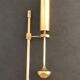 Marine gyroscopic oil lamp in polished solid brass, Ilse Ammonsen for Daproma, Denmark, 1950