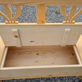 Fir storage bench