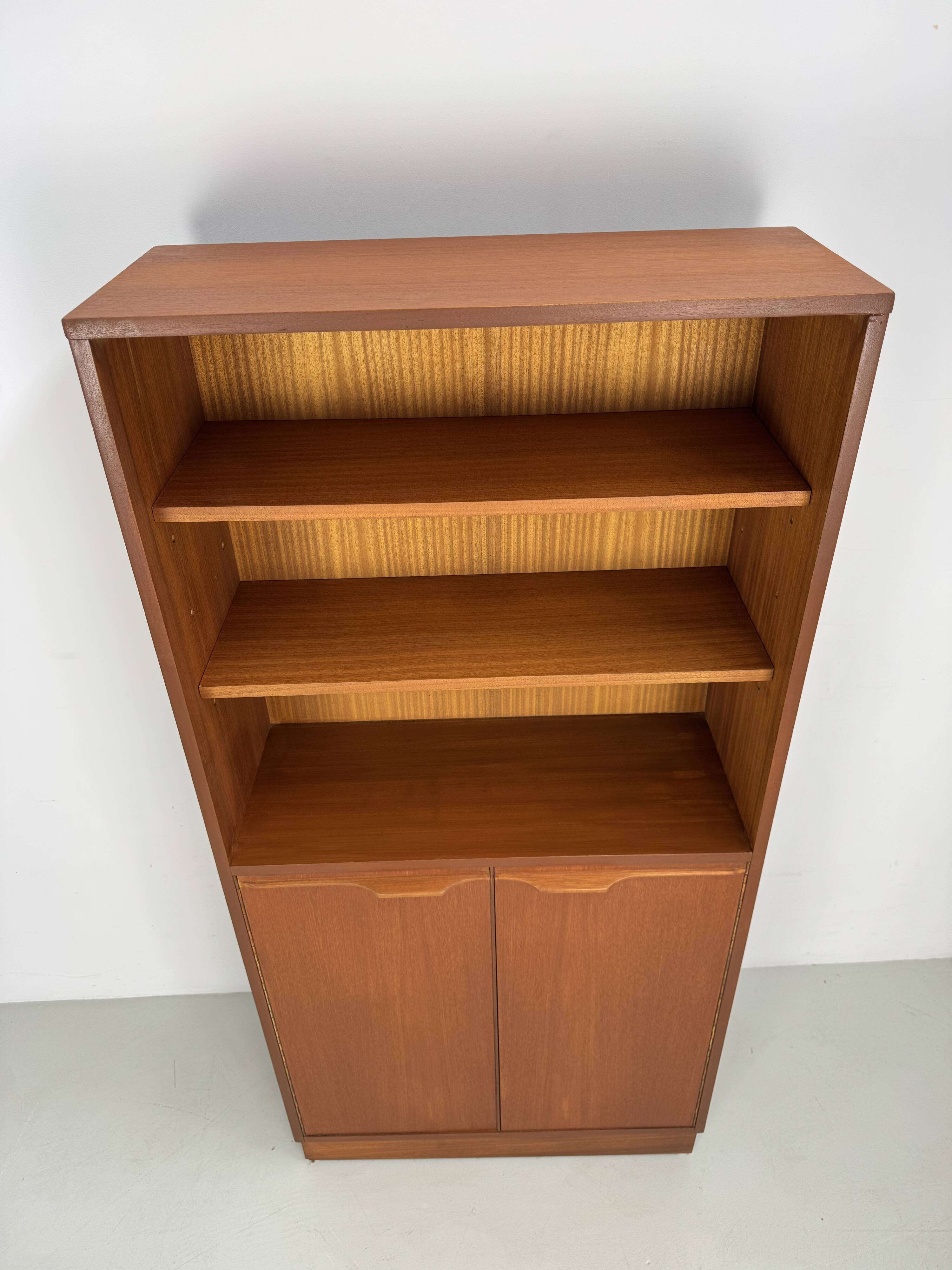 Vintage Danish teak bookcase from the 1960s.