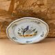 Old quimper henriot ceramic plate vintage bird decor #b190
