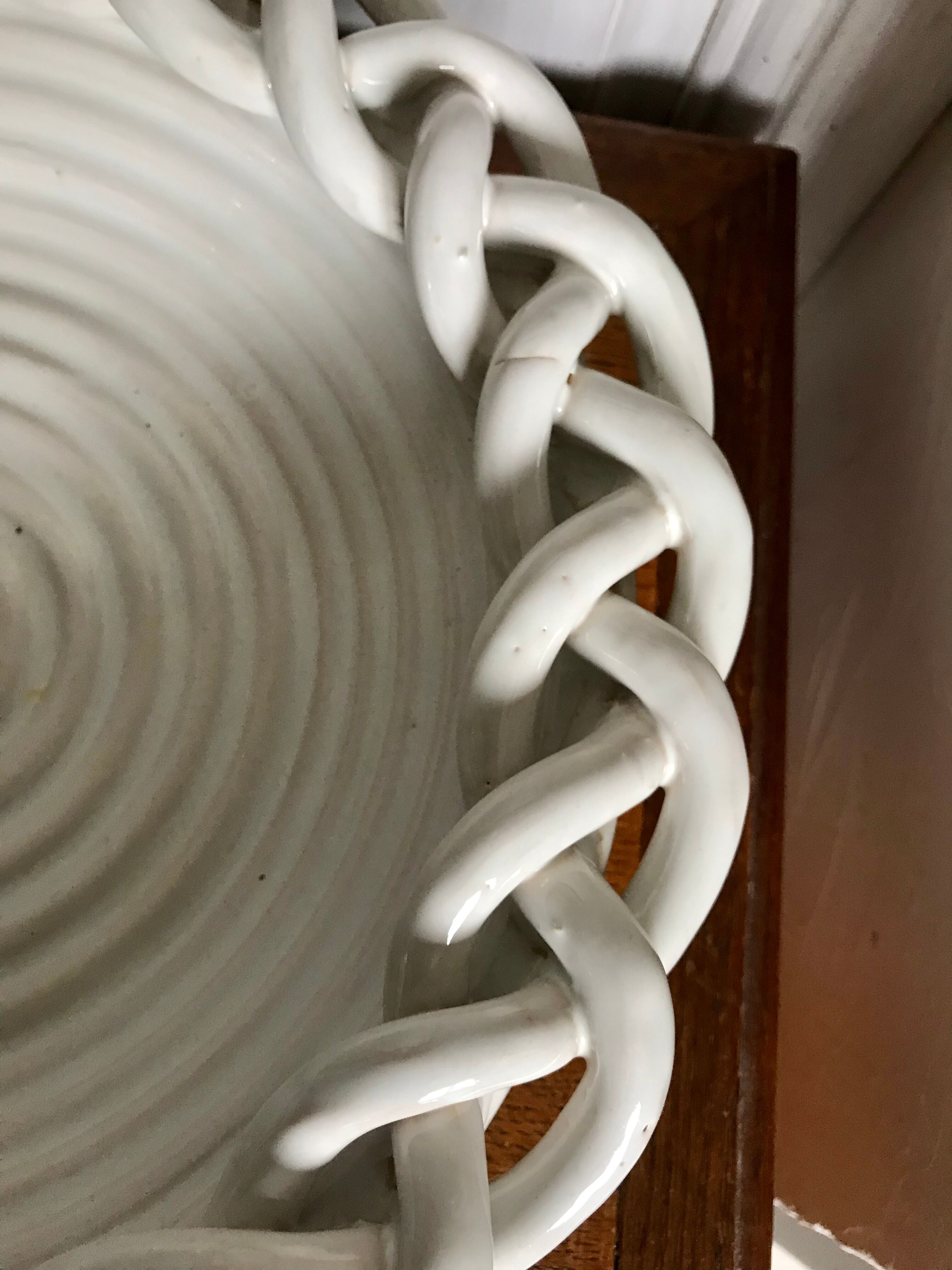 Braided ceramics cut