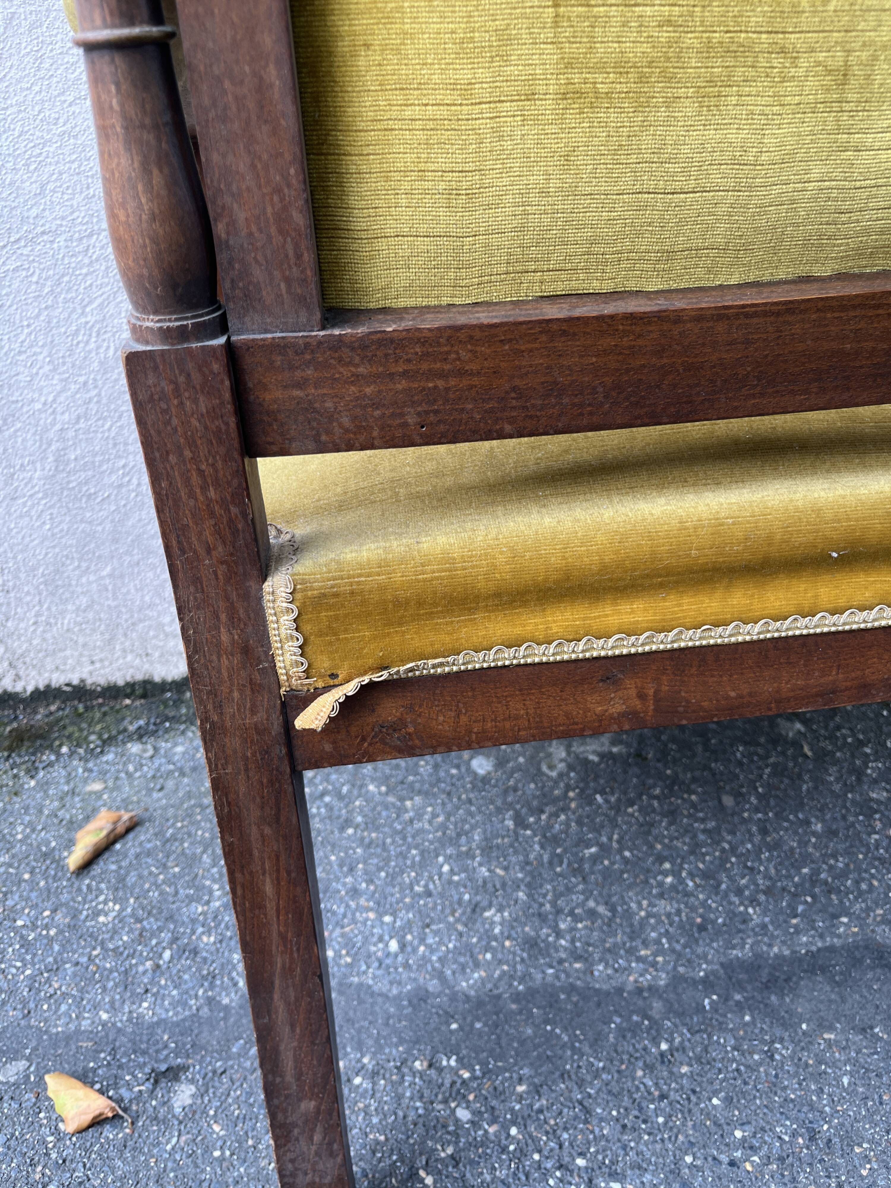 Louis XVI style oak chair