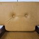 1980s leather and solid wood armchairs