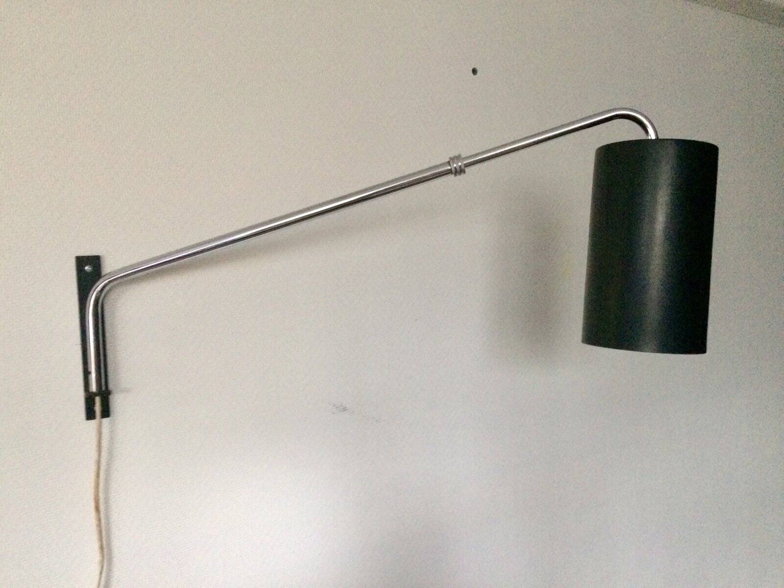 Mid-Century Extendable Cylinder Wall Lamp, 1960s