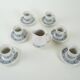 Service à thé et tasse, design italien, années 1970, fabriqué en Italie