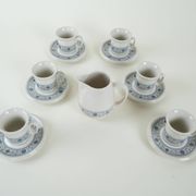 Teapot and cup set, Italian design, 1970s, made in Italy