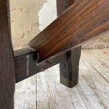 Solid oak bench