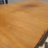 Scandinavian table 2 extensions teak "tray in its juice"
